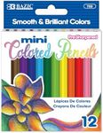 BAZIC Products Colored Pencils 12 C