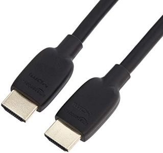 Amazon Basics HDMI Cable, 6 Feet, HDMI 2.1 to HDMI Cable (48Gbps), 8K@60Hz 4K@120Hz Certified Ultra High Speed, Black, Compatible with PS5/Xbox/TV/Monitor