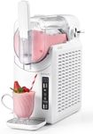 Hicozy F1 Slushie Machine, Professional Frozen Drink Maker, 48 oz Slushy Machine for Home, No Ice Needed, Self-Cleaning, 5 Presets for Milkshakes, Cocktail, Frappés, and More, White