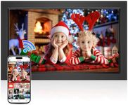 Frameo 15.6 Inch WiFi Digital Picture Frame,1920x1080 IPS LCD Touch Screen Photo Frame Electronic, 32GB Memory,Auto-Rotate,Wall Mountable, Share Photos/Videos Instantly from Anywhere