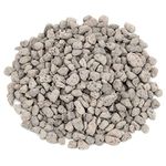 Stanbroil White Lava Rock Granules - 100% Natural Volcanic Rocks Decorative Landscaping Stones for Gas Log Sets, Fire Pits and Fireplaces - 4/5" to 1-1/5" (5 Pounds Bag)