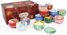 12 PCS Christmas Scented Candles, 2