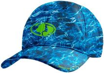 MISSION Mossy Oak Cooling Performance Hat, Agua Marlin - Unisex Baseball Cap for Men & Women - Lightweight & Adjustable - Cools Up to 2 Hours - UPF 50 Sun Protection - Machine Washable