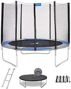 Kangui - Trampoline Rond Ø300cm avec Filet, échelle, bâche et kit d'ancrage - RALLI 300