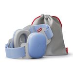 [New] Alpine Muffy Baby Ear Defenders - 24dB, CE & UKCA Certified - Improved Baby Headphones for Noise Cancelling, Safe & Soothing Hearing Protection, Ideal for Travel, Approved by Babies - Blue