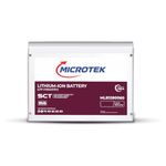 Microtek Lithium-Ion Battery MLB1280060 (12.8V/100Ah, 1280Wh) – LiFePO4 with SCT SyncCharge Technology, BMS Protection, Back Up More Than 100AH Lead Acid Battery, 5-Year Warranty