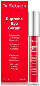 Dr Sebagh Supreme Eye Serum (0.5 fl oz) - Advanced Roll-On Formula - Designed to Aid Smoother Younger & Firmer-Looking Skin - Helps Reduce Puffiness Circles Fine Lines & Wrinkles - Boosts Elasticity