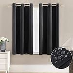 XTMYI Black Out Curtains 48 Inch Lo