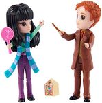 Wizarding World Harry Potter, Magical Minis Cho Chang and George Weasley Figure Set with 2 Doll Accessories, Kids Toys for Ages 6 and up