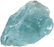 Aquamarine Raw Crystals, Large 1.25-2.0" Healing Crystals Natural Rough Stones Crystal for Tumbling, Cabbing, Fountain Rocks, Decoration, Polishing, Wire Wrapping, Wicca & Reiki