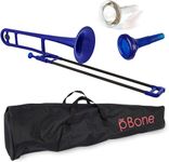 pBone Jiggs Plastic Trombone - Blue