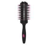 Wet Brush Custom Style Round Brush - for All Hair Types - A Perfect Blow Out with Less Pain, Effort & Breakage - Unique 3-In-One Customizable Barrel