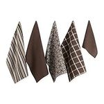 DII Kitchen Set, Cotton, Dark Brown, Dishtowel, 18x28 Dishcloth, 13x13