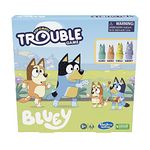 Trouble: Bluey Edition Board Game, Fun Game for Kids Ages 5 and Up, Game for 2-4 Players, Race Bluey, Bingo, Bandit, or Chilli to The Finish (Amazon Exclusive)