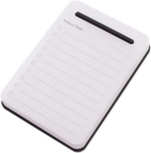 Mayurki Unstoppable Tasks – 31 Blank Daily To-Do Cards with Aluminum Desk Card Holder, Minimalist Office Productivity To-Do Cards, Modern Desk Gift for Teams, Managers & Students (Black)