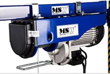 MSW Electric Hoist Winch PROLIFTOR 250 (250 kg, 540 W, Steel rope 12 m, Cable tear resistance 800 kg)