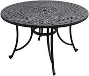 Crosley Furniture Sedona 48-inch Solid-Cast Aluminum Outdoor Dining Table - Black