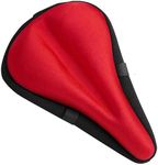 Bikeroo Bike Seat Cover - Padded Gel, Adjustable Bicycle Seat Cushion for Men and Women - Compatible with Indoor & Outdoor Saddles – 18 x 28 cm