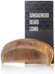 ZilberHaar Beard Comb – 100% Sandalwood – Essential Beard Care Accessory for Men – Hand Made