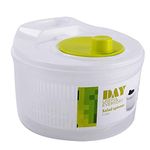 Salad Spinner Large Lettuce Spinner, Salad Spinner And Dresser, Vegetable Dryer Spinner, Lettuce Spinner,Multifunctional Dehydrator For Drain Leafy Vegetables,Large Capacity Dryer With Double Layer