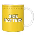 Mug Monster - Size Matters Giant Mug, Extra Large Jumbo Novelty Tea or Coffee Cup - Ceramic Coffee Mug / Cup, Gift for Men or Women, Extra Large and Giant Mug Available, 20oz White Mug