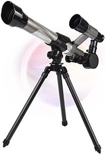 Astronomy Telescope for Kids - 50mm Aperture Telescopes with Tripod - Portable Educational Telescope for Children Students Science