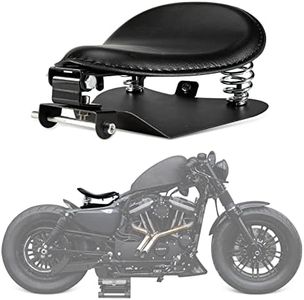 Solo Seat, PSLER Motorcycle Spring Solo Seat Spring Bracket Cushion Kit for Sportster XL 883 1200 Chopper Bobber Custom