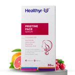 Healthyr-U Pristine Face Serum for Radiance & Glow | Formulated with Niacinamide, Alpha Arbutin, Nanowhite, Hyaluronic Acid | Face Serum for Women & Men (30 ml)