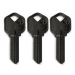 KeySmart AirKey - Ultra Lightweight Aluminum Keys (Black 3 Pack, KW1)