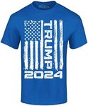 shop4ever® Trump Flag 2024 T-Shirt,