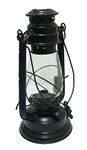 Ages Behind Iron Decorative Electric Lantern (Black_5.9 Inch X 5.9 Inch X 11.8 Inch)