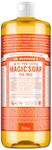 Dr Bronner's 18-in-1 Pure Castile Liquid Soap, Made with Organic Oils, Used for Face, Body, Hair, Laundry, Pets and Dishes, Certified Fair Trade & Vegan Friendly, 946ml Recycled Bottle