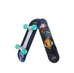 jaspo Fiber Composite Black Duck (26" X 6.5") Complete Fibre Skateboard Suitable for All Age Group-Made in India (26" X 6.5", Haunted)