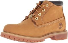 Timberland Women's Nellie Double WP Ankle Boot,Wheat Yellow,6 W US