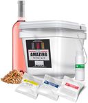 BestwineAmerica Amazing Wine Kit – White Zinfandel Blush Rosé – Makes 23L (30 Bottles) – Easy Homemade Wine Making Kit – 6L Concentrate with Oak Chips