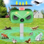 Solar Ultrasonic Animal Repellent, 