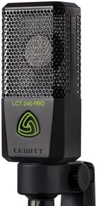 Lewitt LCT-240 Pro Cardioid Condenser Microphone for Professional Recording (Black)