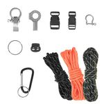 Paracord Planet DIY Ultimate Paracord Kit - 30 Feet of 550 Paracord & 10 Essential Necessities to Make Your Own Survival Paracord Bracelets, Lanyards, Tools