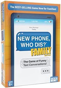 WHAT DO YOU MEME? New Phone, Who Dis? Family Edition - The Text Message Family Party Game