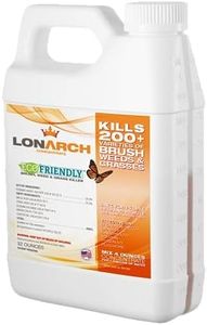 Lonarch Weed & Grass Killer (32 Ounce Concentrate) Eco-Friendly Solution - Safe for Pets, People, and Wildlife…