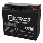 Mighty Max Battery 12v 18ah f2 SLA Replacement Battery for Power Sonic ps-12180