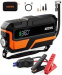AstroAI M10 150PSI Car Battery Booster Jump Starter Tyre Inflator, Jump Starter Power Pack with Air Compressor, for 12V Vehicles (8L Petrol/6L Diesel), Intuitive LED Screen, Full Accessory Kit