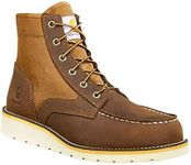 Carhartt Men's 6" Moc Toe Wedge Boot Fw6035-m Ankle, Brown Leather & Tan Duck, 8.5