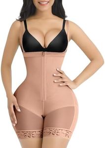 SHAPELLX Body Shaper Tummy Control Shapewear Bodysuit Fajas Colombianas Body Shaper for Women Butt Lifting Shapewear L