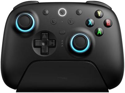 8BitDo Ultimate 2 Wireless Controller for Windows & Android, Gaming Controller with TMR Joysticks, Switchable Hall Effect/Tactile Triggers, Motion Control, RGB Fire Ring, 8Speed Wireless Tech (Black)