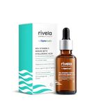 Rivela Dermascience By Cipla 10% Vitamin C Face Serum For Bright & Glowing Skin, Anti Ageing Formula With Hyaluronic Acid For All Skin Types, 30ml