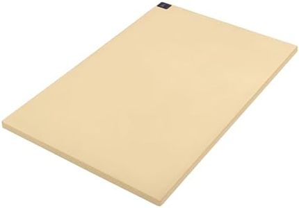 Notrax-T45S4012BF Sani-Tuff Premium Rubber Cutting Board, Professional Grade 12" X 18", Beige