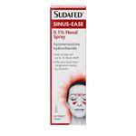 Sudafed Sinus Ease Nasal Spray, Helps clear Nasal Passages, Gets to work in 2 minutes. Tragets Sinus and Nasal Congestion, Sinus Pressure. Lasts up to 10 hours, 15 ml