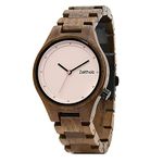 ZEITHOLZ Woman Wood Watch, Wooden Watch, Gifts, Analog Watch, New Stolpen Collection 36mm, 100% Natural Wood with Japanese Quartz Movement. (Pink)