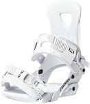 XCMAN Outdoors All-Mountain Snowboard Binding | Boot US Size 6-9 (White, M)